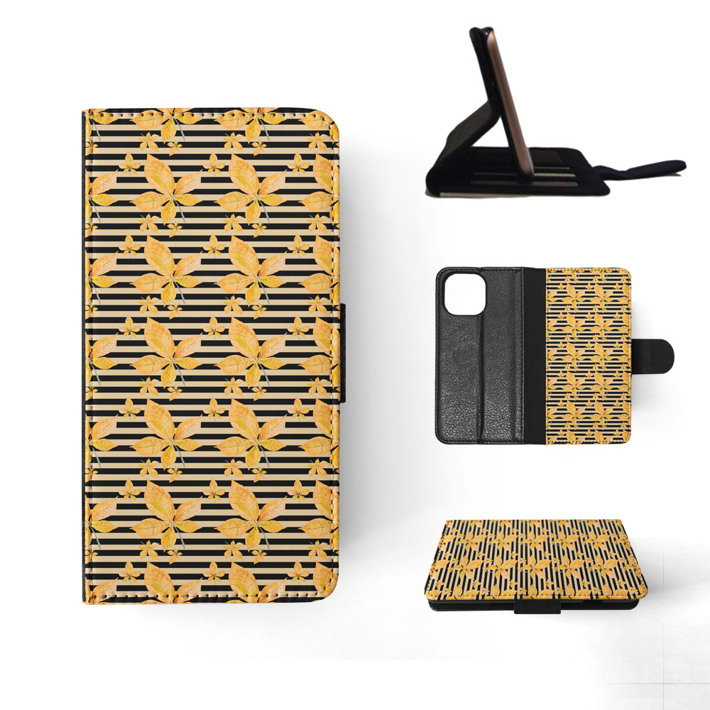 FLIP CASE FOR APPLE IPHONE|FALL AUTUMN LEAVES PATTERN 5 - Bild 81 von 193