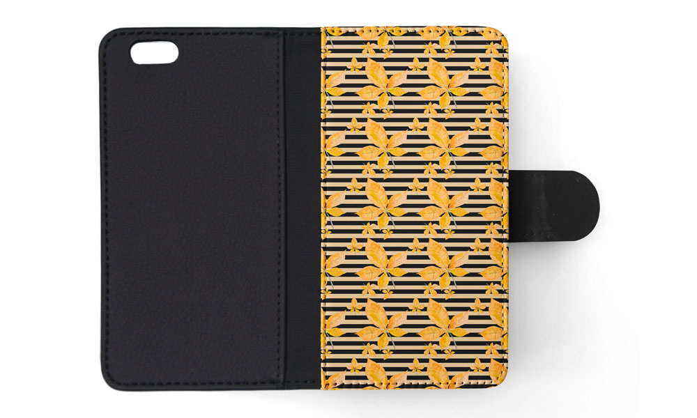 FLIP CASE FOR APPLE IPHONE|FALL AUTUMN LEAVES PATTERN 5 - Bild 162 von 193