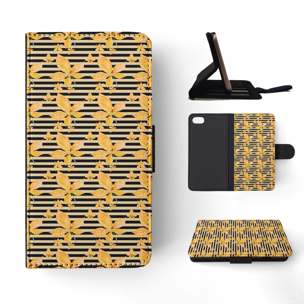 FLIP CASE FOR APPLE IPHONE|FALL AUTUMN LEAVES PATTERN 5 - Bild 134 von 193