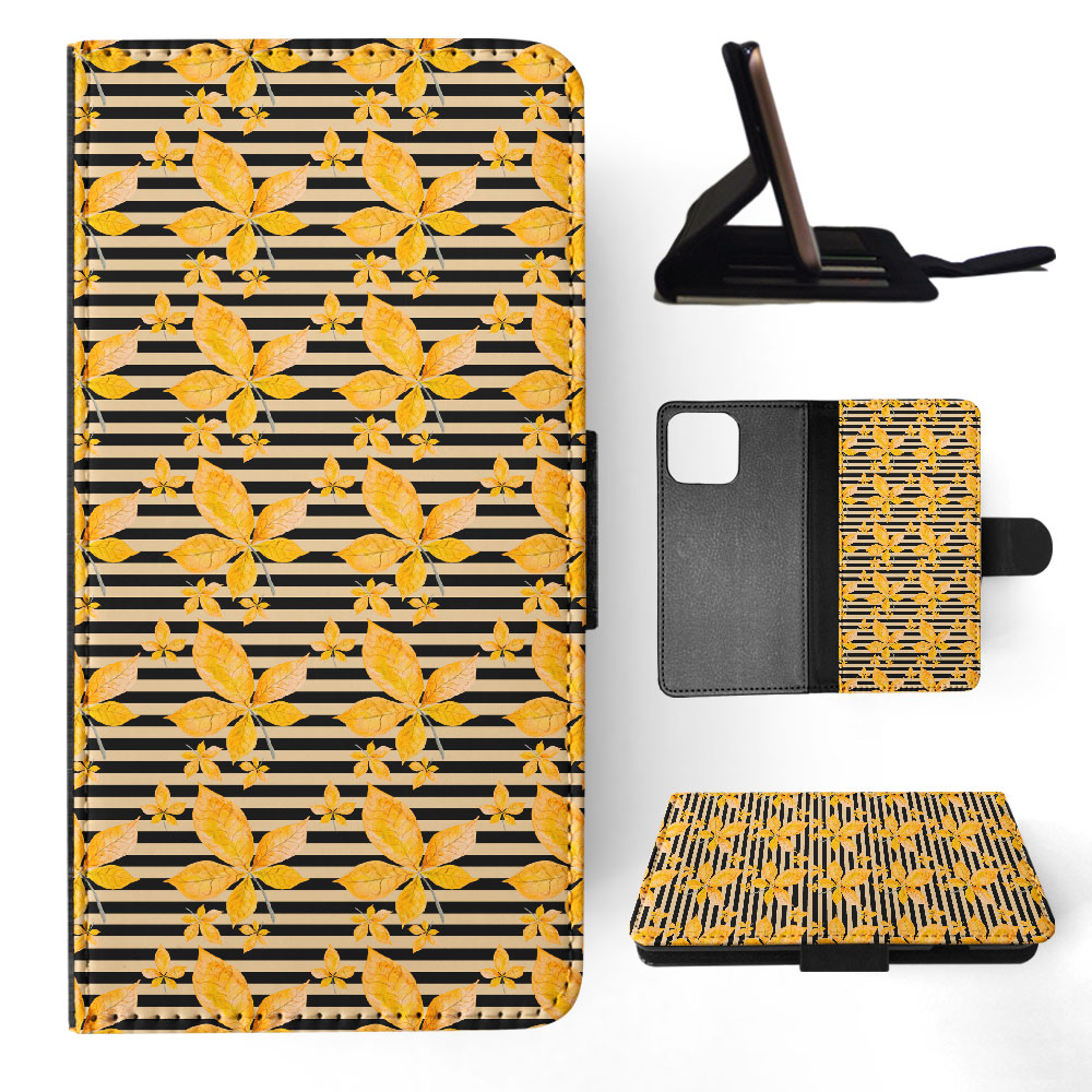 FLIP CASE FOR APPLE IPHONE|FALL AUTUMN LEAVES PATTERN 5 - Bild 26 von 193