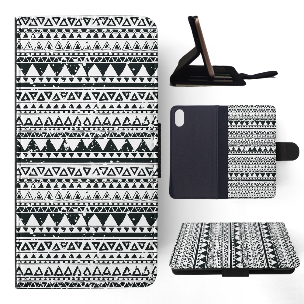 FLIP CASE FOR APPLE IPHONE|AZTEC TRIBAL PATTERN 8 - Foto 114 di 193