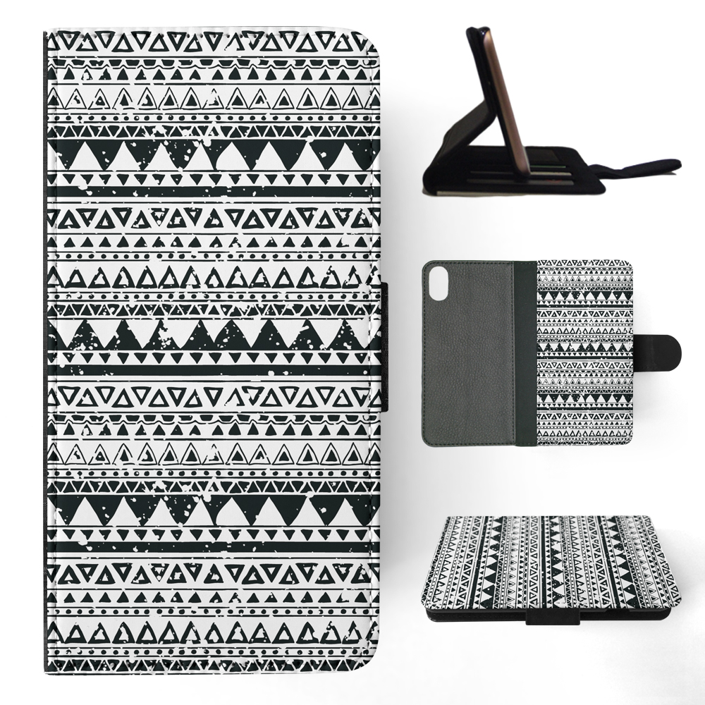 FLIP CASE FOR APPLE IPHONE|AZTEC TRIBAL PATTERN 8 - Foto 119 di 193