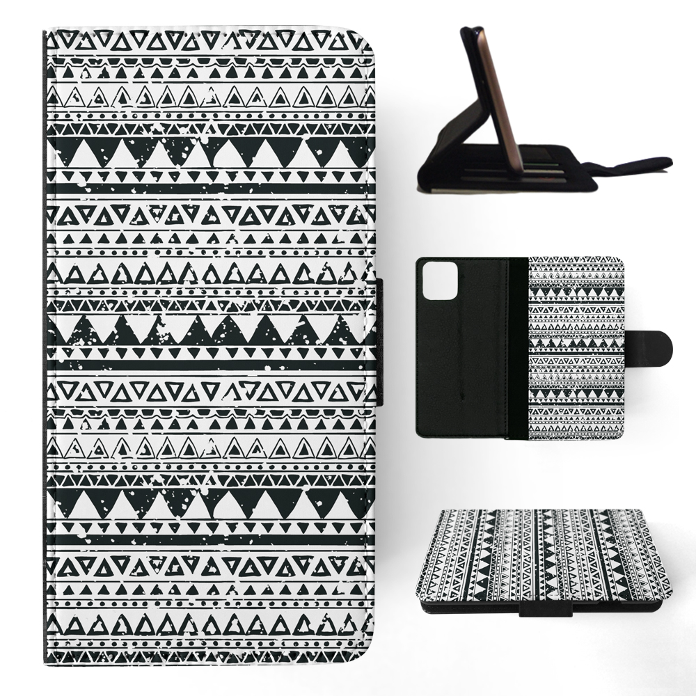 FLIP CASE FOR APPLE IPHONE|AZTEC TRIBAL PATTERN 8 - Foto 99 di 193