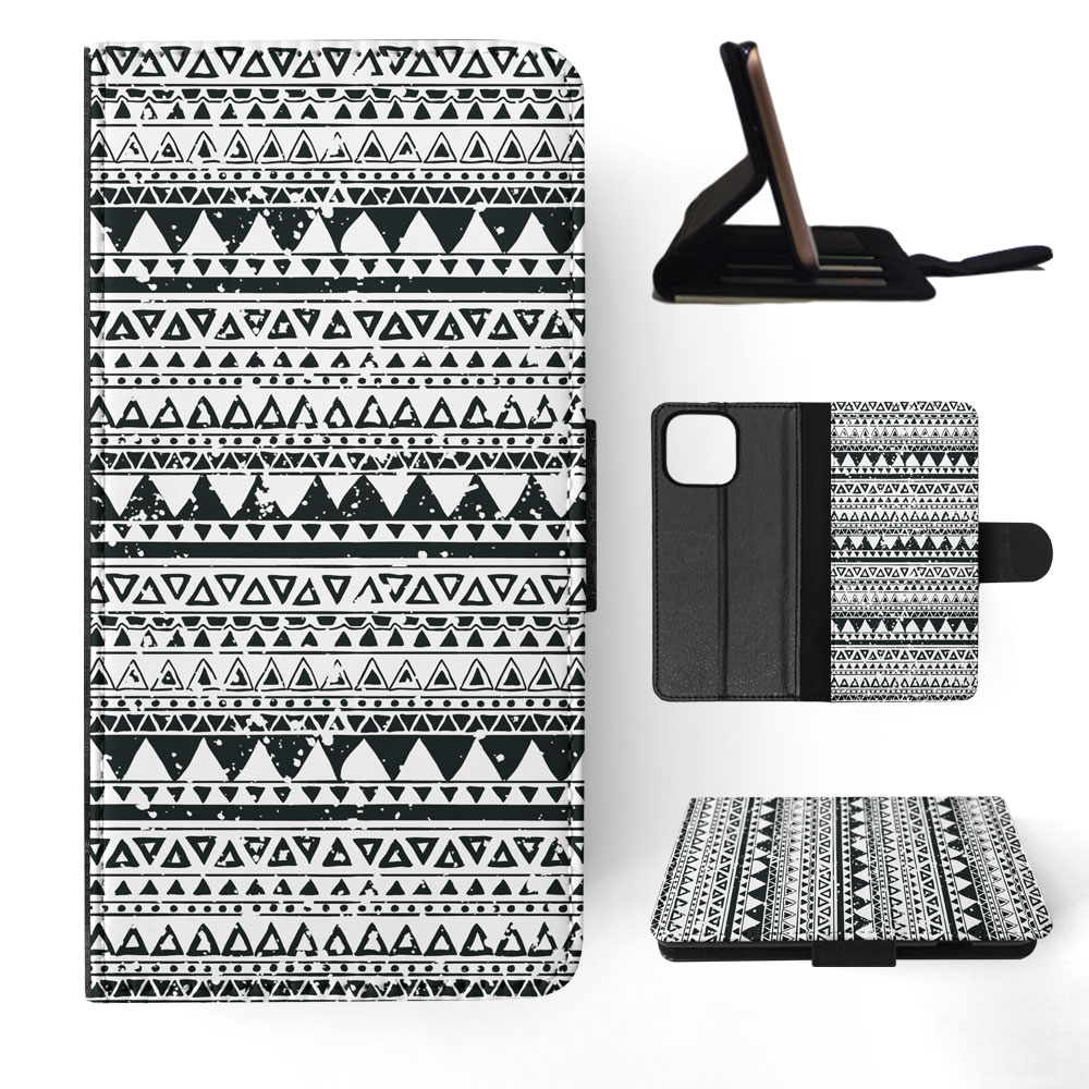 FLIP CASE FOR APPLE IPHONE|AZTEC TRIBAL PATTERN 8 - Foto 66 di 193