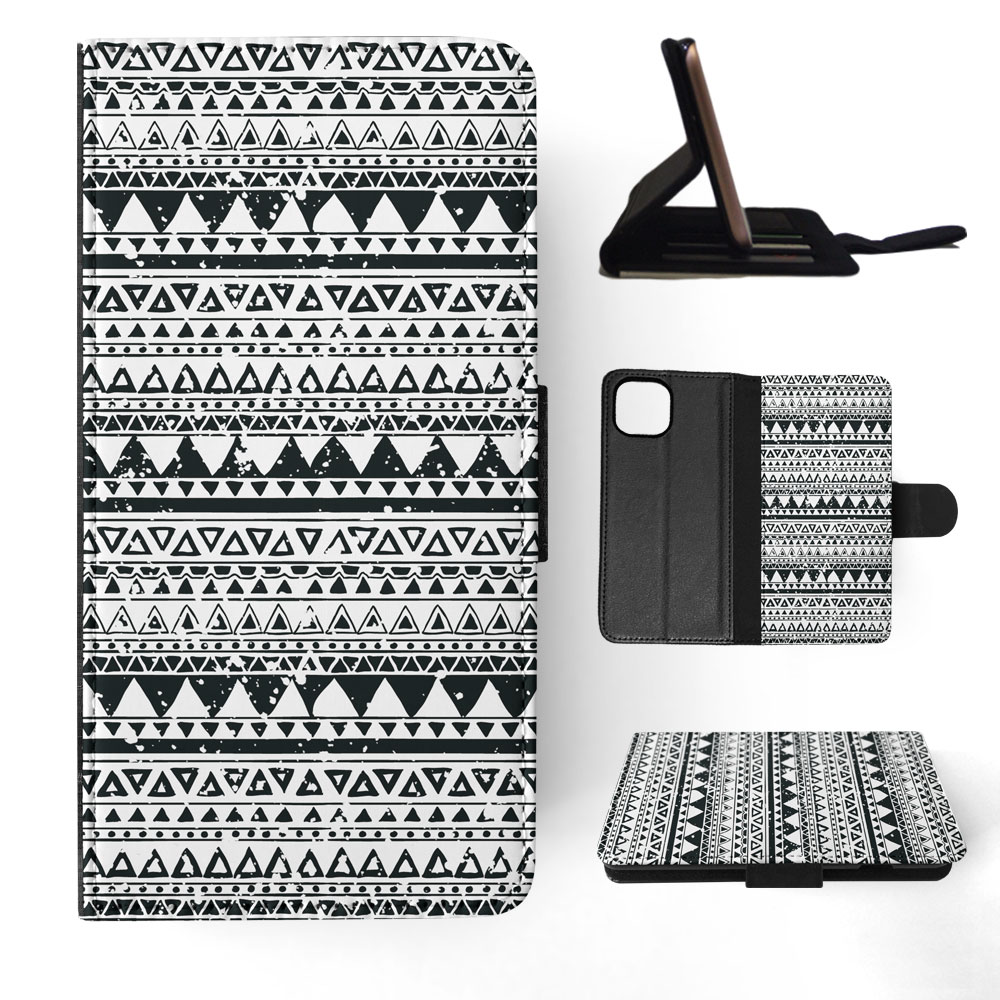 FLIP CASE FOR APPLE IPHONE|AZTEC TRIBAL PATTERN 8 - Foto 56 di 193