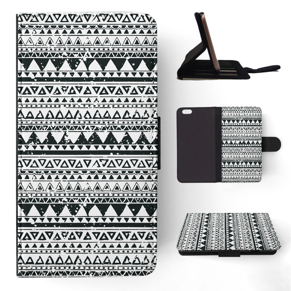 FLIP CASE FOR APPLE IPHONE|AZTEC TRIBAL PATTERN 8 - Foto 149 di 193