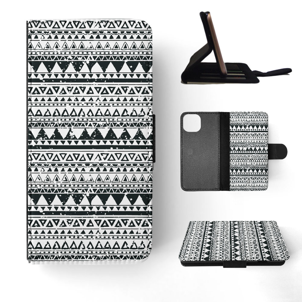 FLIP CASE FOR APPLE IPHONE|AZTEC TRIBAL PATTERN 8 - Foto 41 di 193