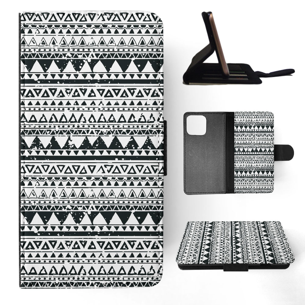 FLIP CASE FOR APPLE IPHONE|AZTEC TRIBAL PATTERN 8 - Foto 26 di 193