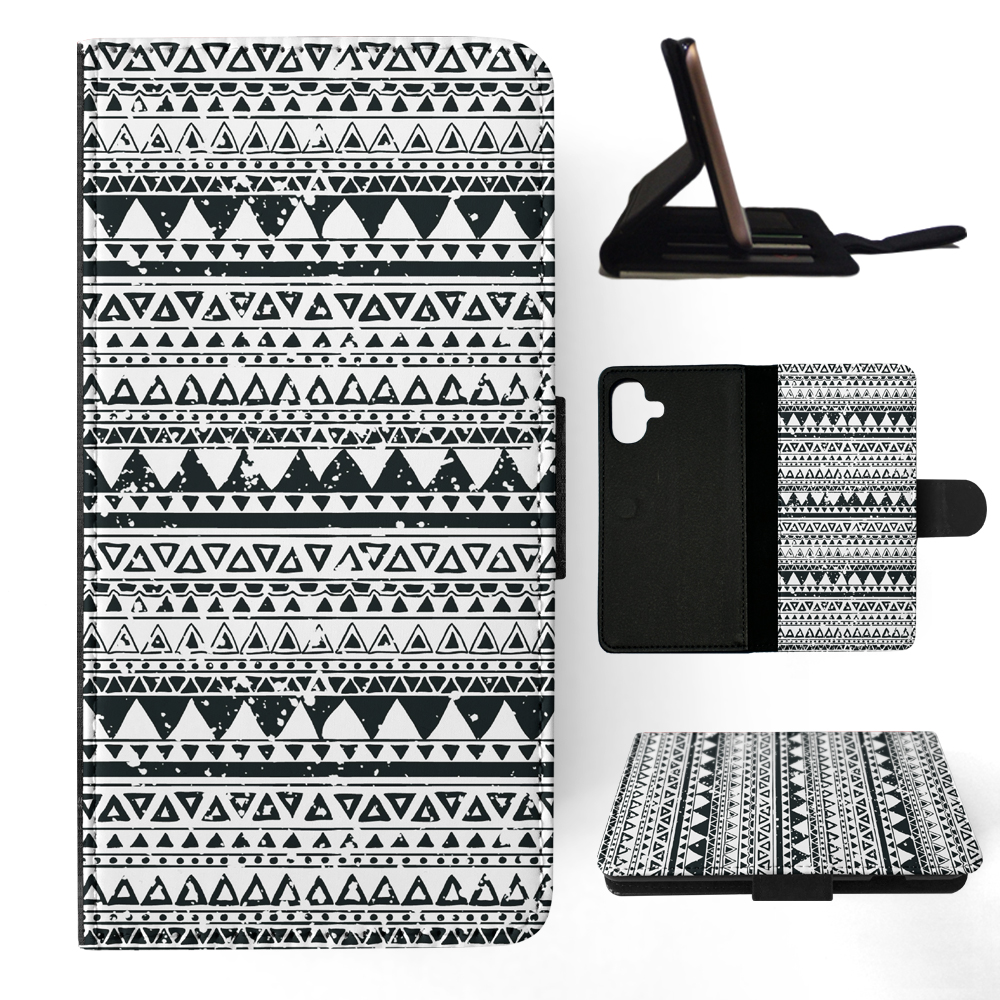 FLIP CASE FOR APPLE IPHONE|AZTEC TRIBAL PATTERN 8 - Foto 16 di 193