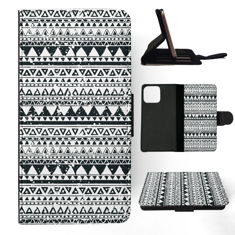 FLIP CASE FOR APPLE IPHONE|AZTEC TRIBAL PATTERN 8 - Foto 6 di 193
