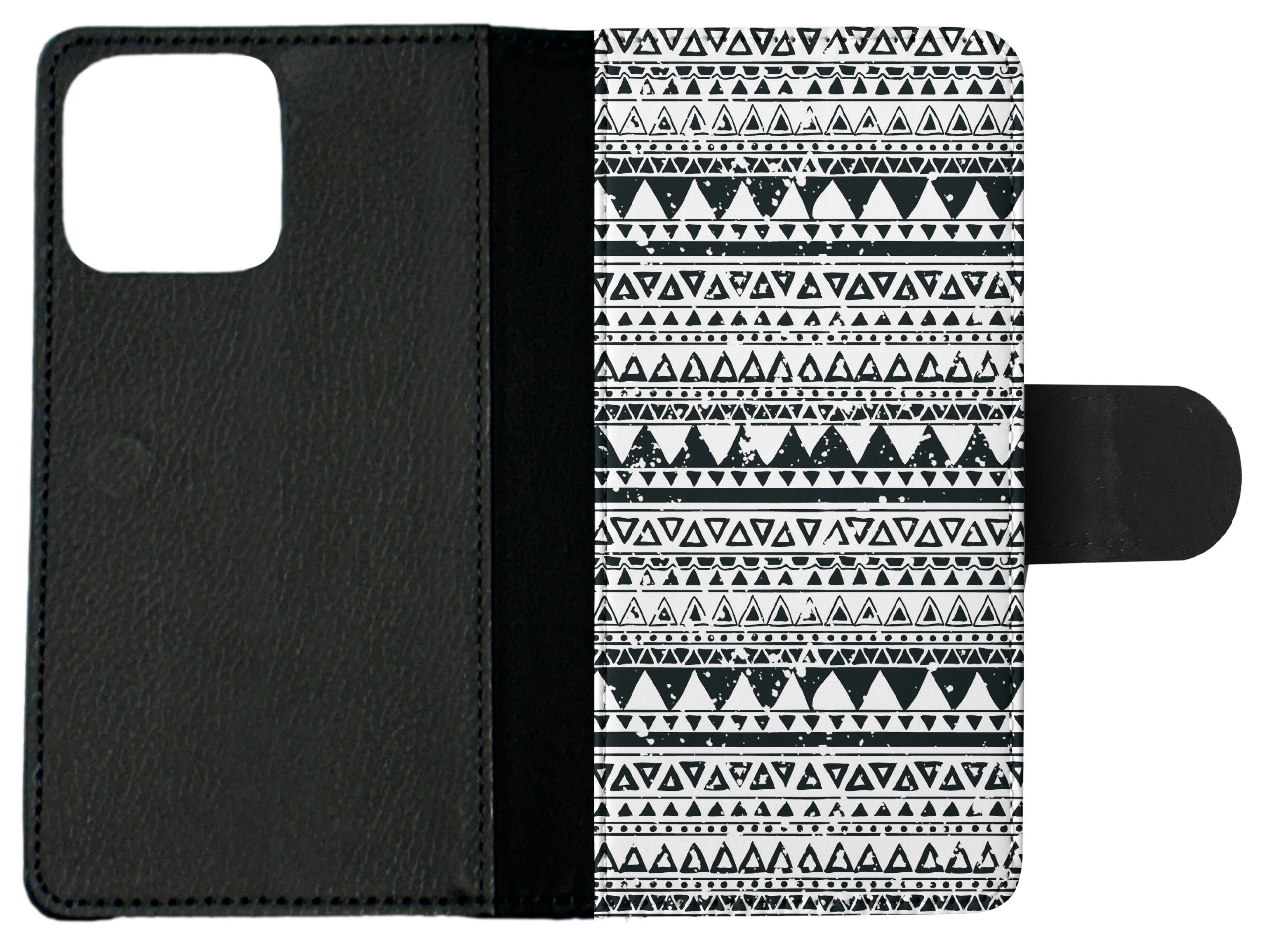 FLIP CASE FOR APPLE IPHONE|AZTEC TRIBAL PATTERN 8 - Foto 9 di 193