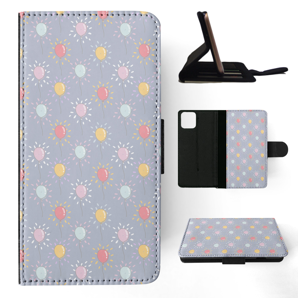 FLIP CASE FOR APPLE IPHONE|BALLOONS PATTERN - Picture 99 of 193