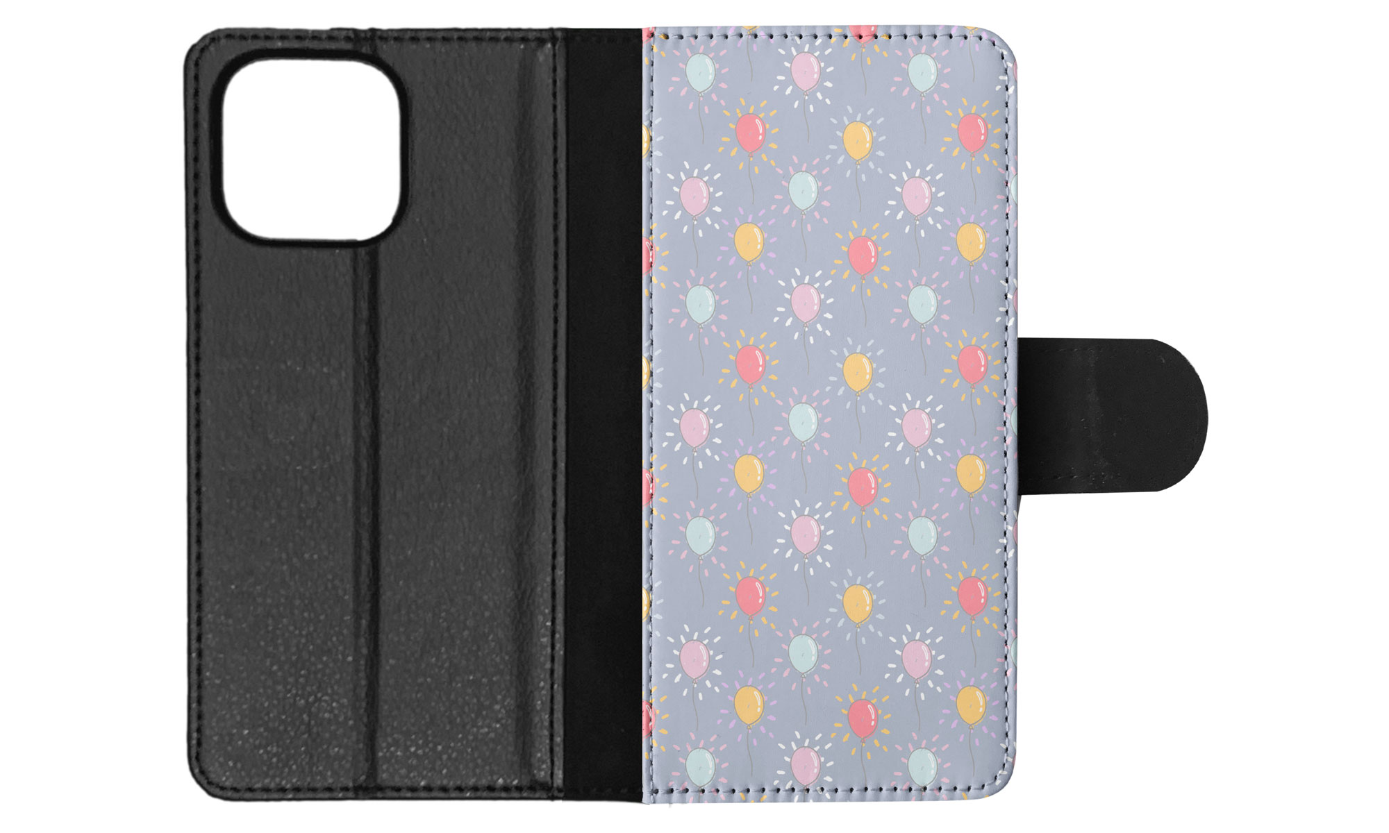 FLIP CASE FOR APPLE IPHONE|BALLOONS PATTERN - Picture 69 of 193