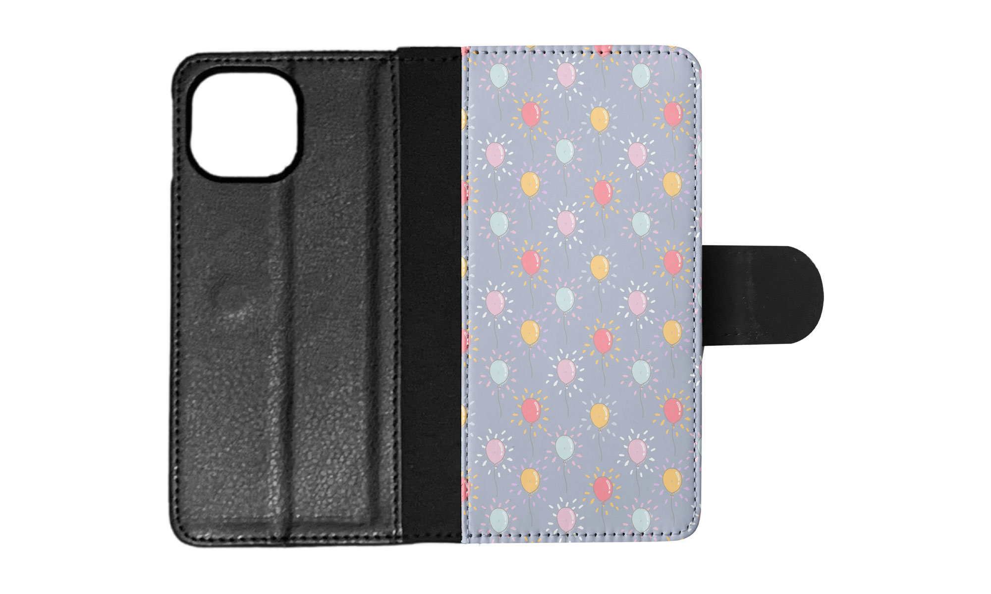FLIP CASE FOR APPLE IPHONE|BALLOONS PATTERN - Picture 64 of 193