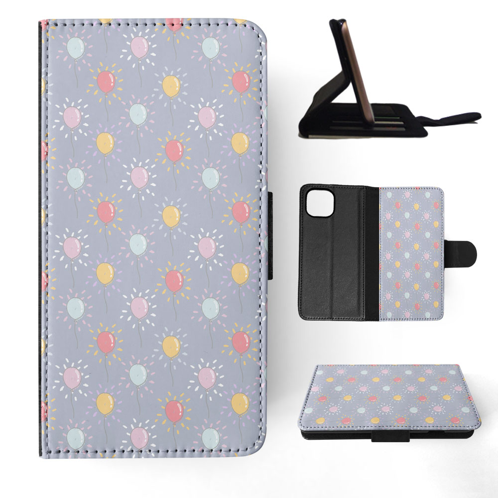 FLIP CASE FOR APPLE IPHONE|BALLOONS PATTERN - Picture 56 of 193
