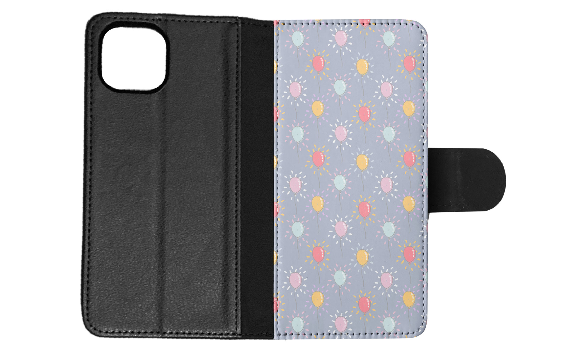 FLIP CASE FOR APPLE IPHONE|BALLOONS PATTERN - Picture 59 of 193