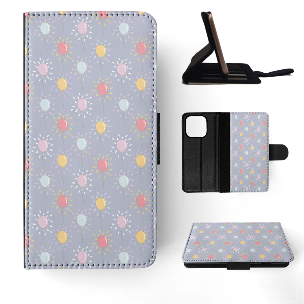 FLIP CASE FOR APPLE IPHONE|BALLOONS PATTERN - Picture 51 of 193