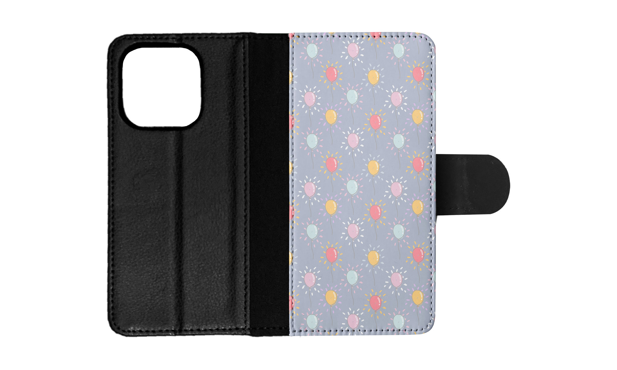 FLIP CASE FOR APPLE IPHONE|BALLOONS PATTERN - Picture 54 of 193