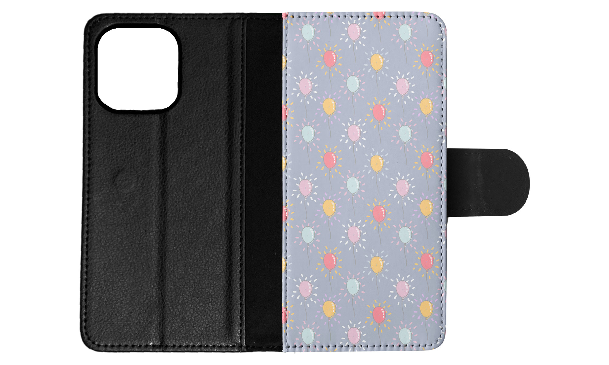 FLIP CASE FOR APPLE IPHONE|BALLOONS PATTERN - Picture 49 of 193