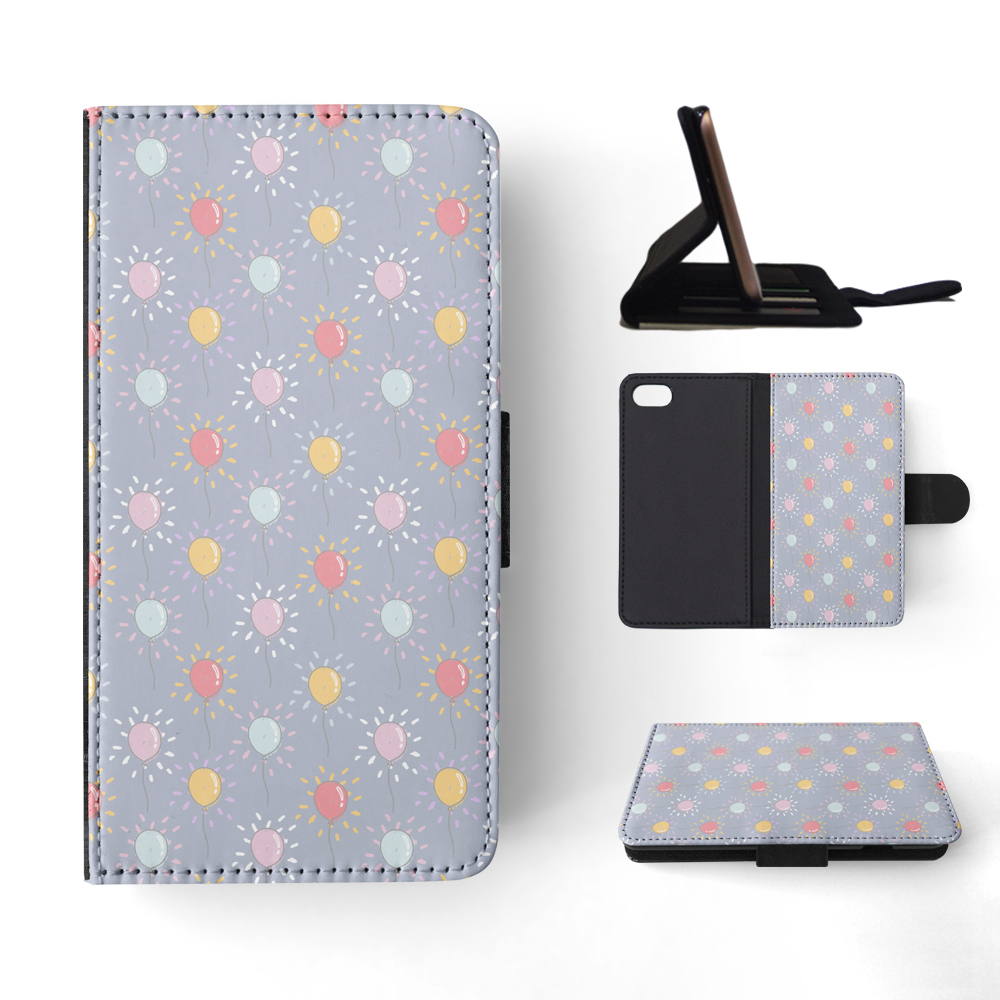 FLIP CASE FOR APPLE IPHONE|BALLOONS PATTERN - Picture 134 of 193