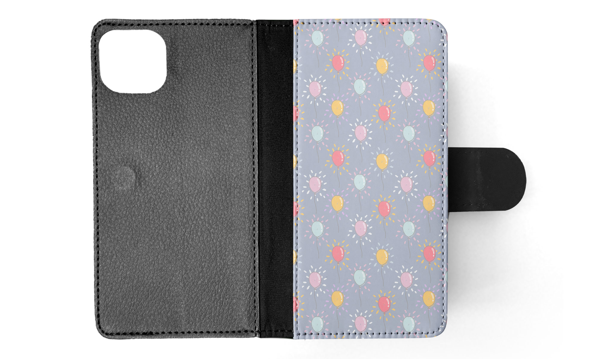 FLIP CASE FOR APPLE IPHONE|BALLOONS PATTERN - Picture 39 of 193