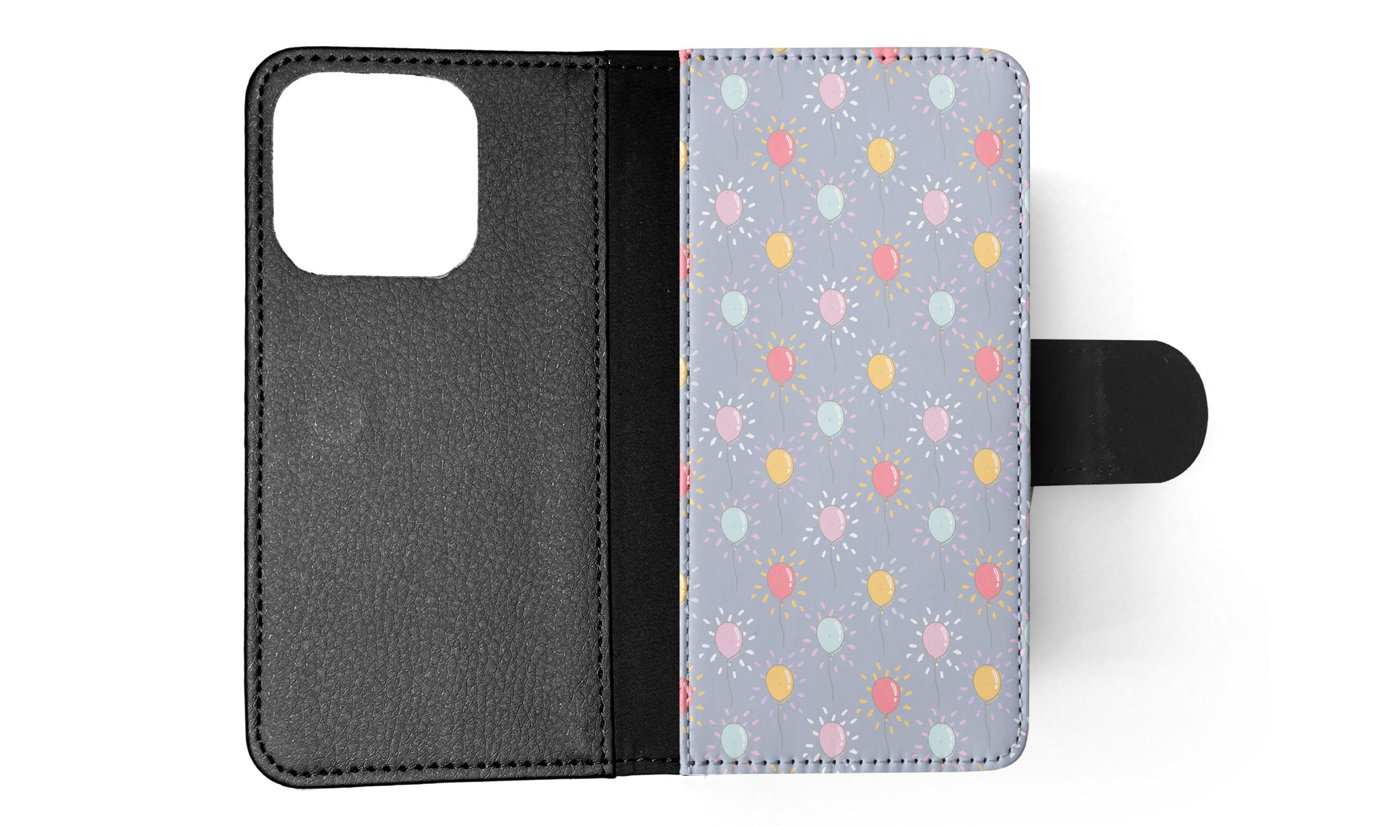 FLIP CASE FOR APPLE IPHONE|BALLOONS PATTERN - Picture 34 of 193