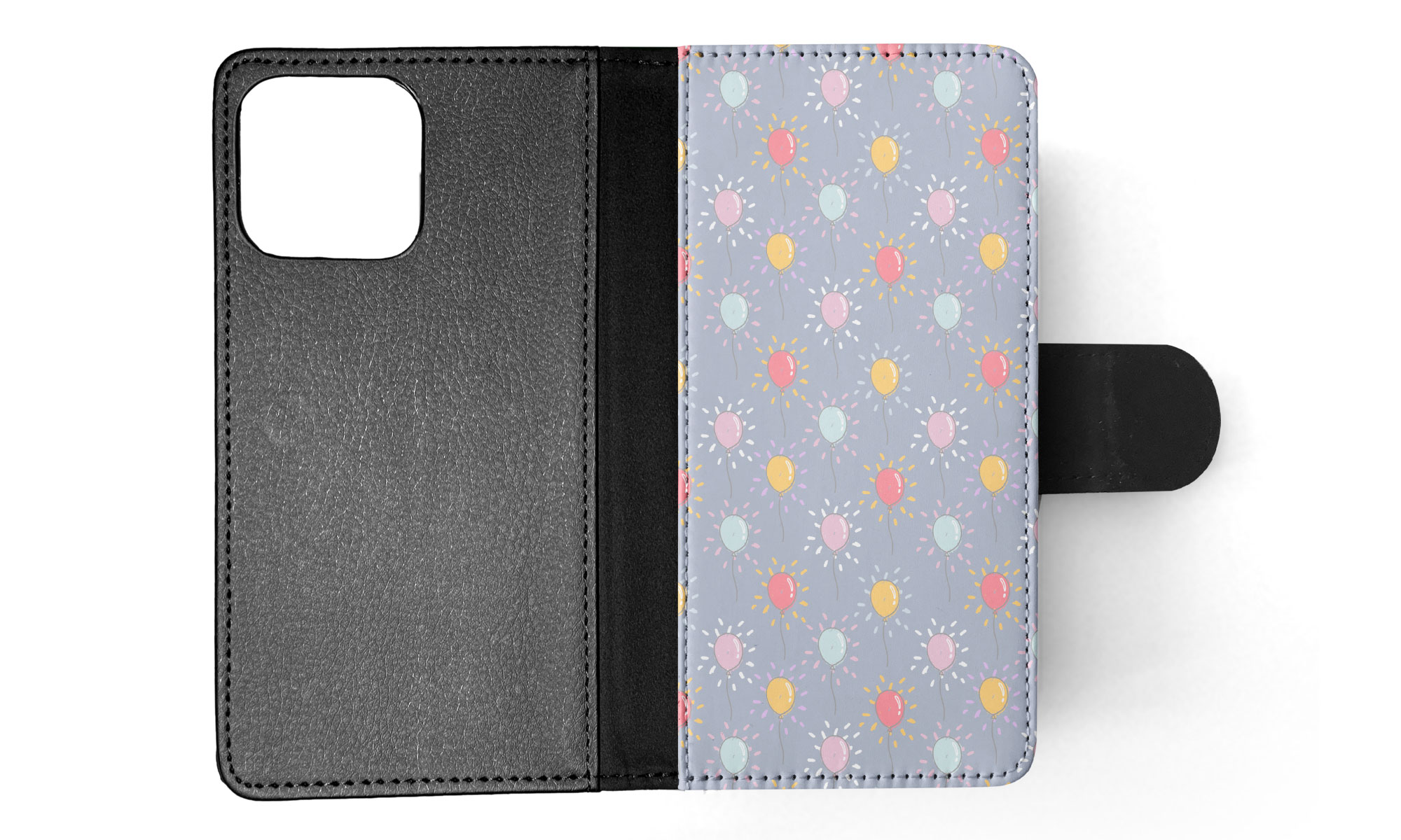 FLIP CASE FOR APPLE IPHONE|BALLOONS PATTERN - Picture 29 of 193
