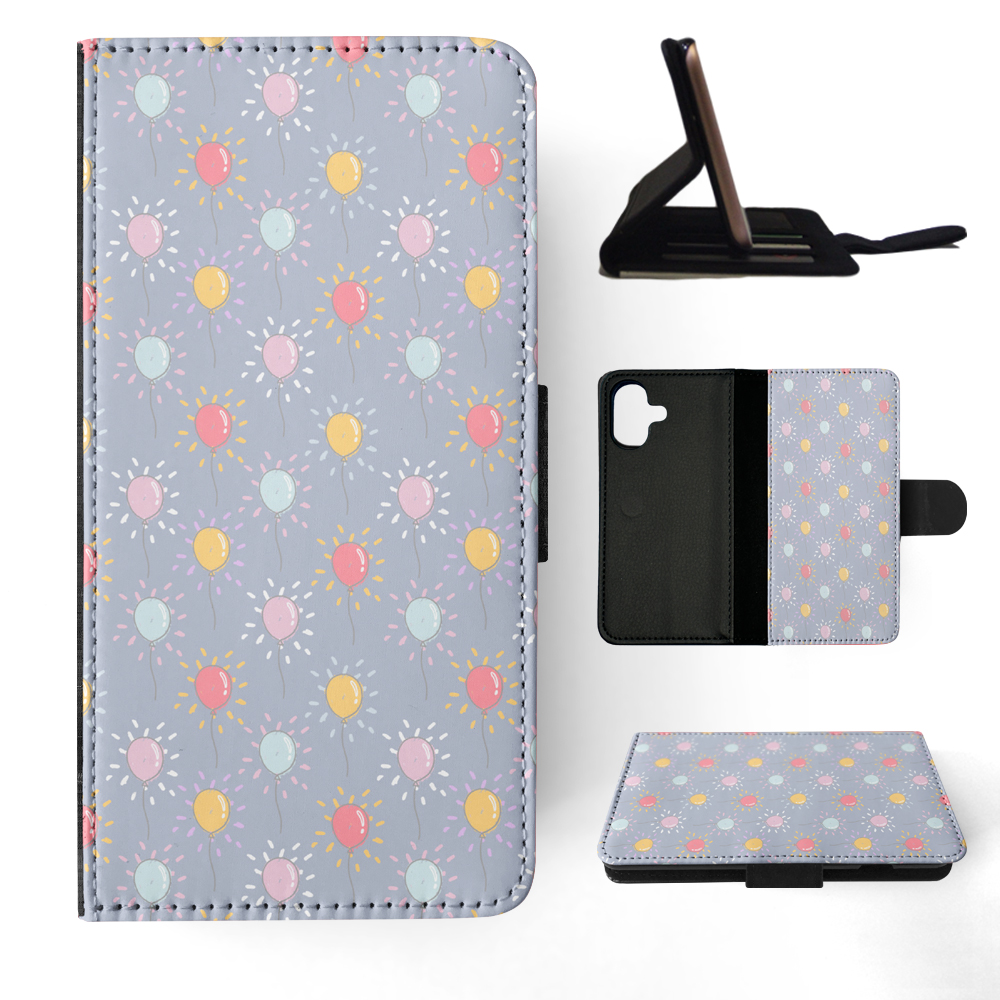 FLIP CASE FOR APPLE IPHONE|BALLOONS PATTERN - Picture 21 of 193