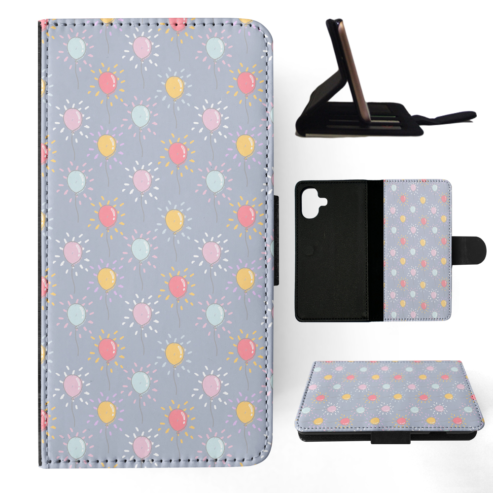 FLIP CASE FOR APPLE IPHONE|BALLOONS PATTERN - Picture 16 of 193