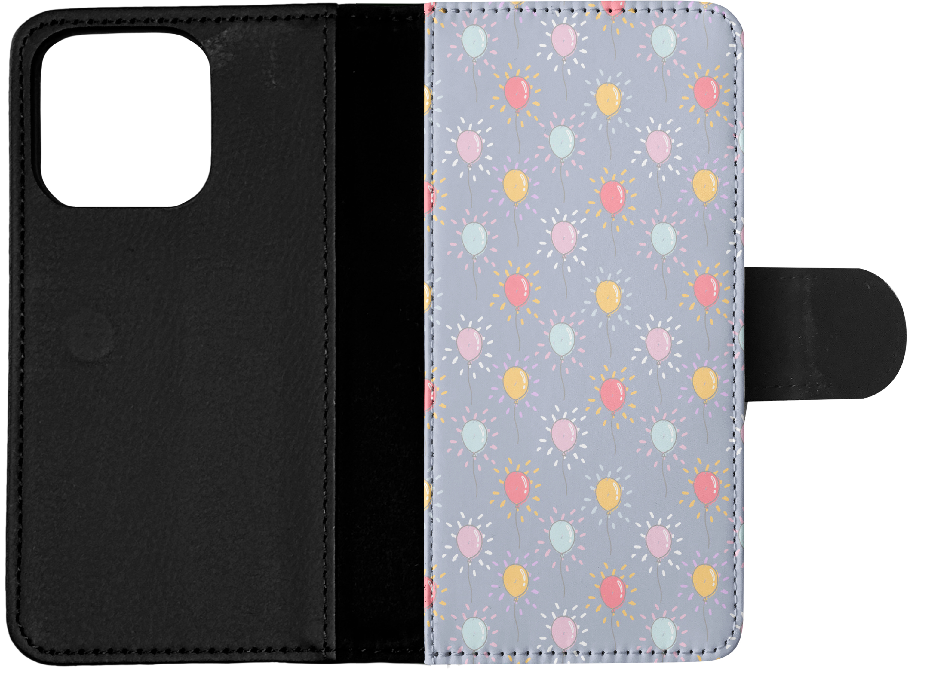 FLIP CASE FOR APPLE IPHONE|BALLOONS PATTERN - Picture 14 of 193