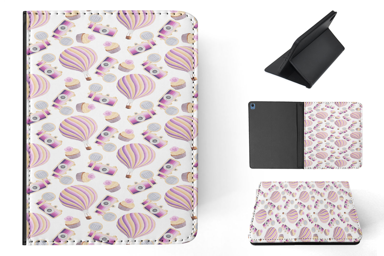 FUNDA FUNDA PARA IPAD DE APPLE|PATRÓN GLOBO Y DULCES - Imagen 11 de 55