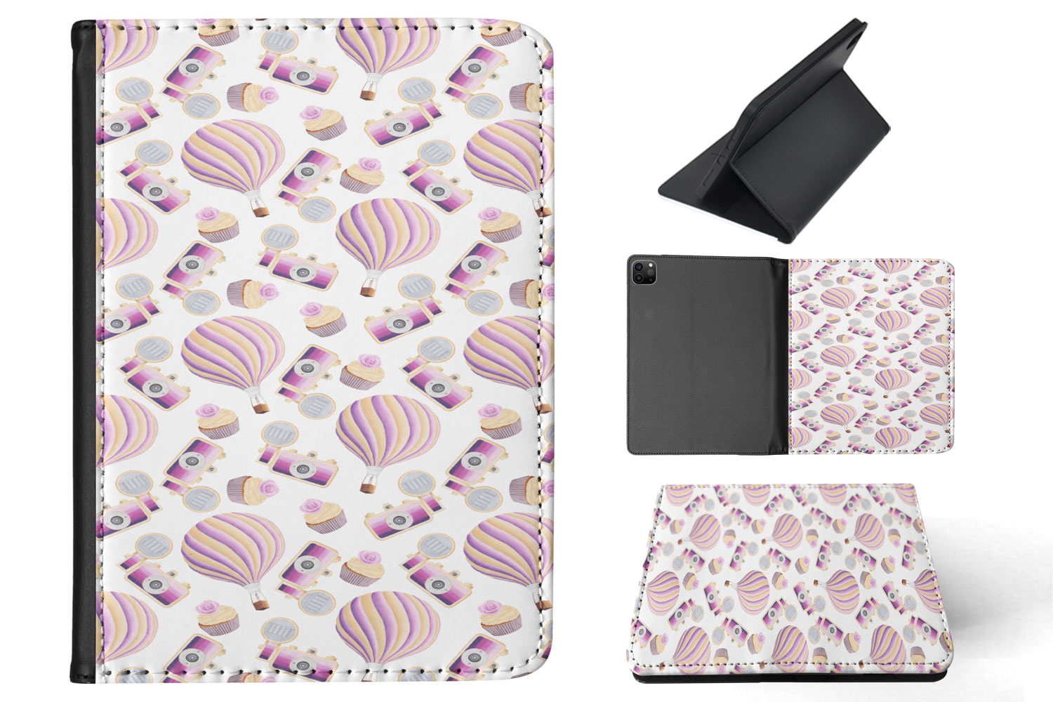 FUNDA FUNDA PARA IPAD DE APPLE|PATRÓN GLOBO Y DULCES - Imagen 36 de 55