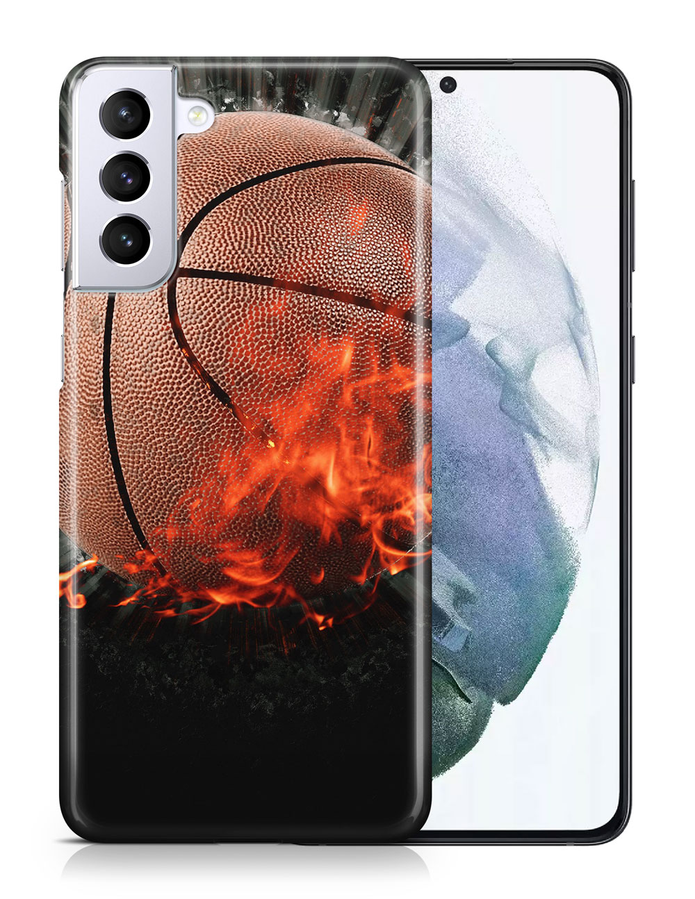 CASE COVER FOR SAMSUNG GALAXY|BASKETBALL ON FIRE - Picture 12 of 25