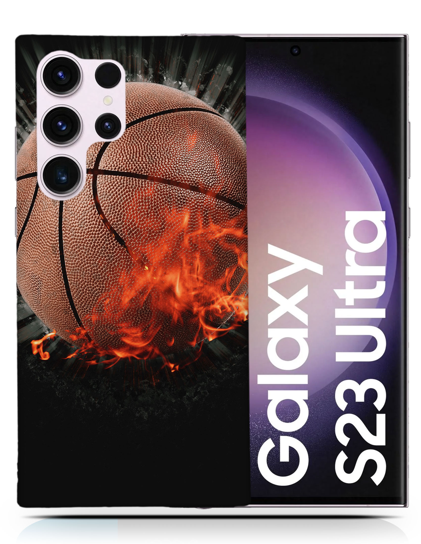 CASE COVER FOR SAMSUNG GALAXY|BASKETBALL ON FIRE - Picture 5 of 25