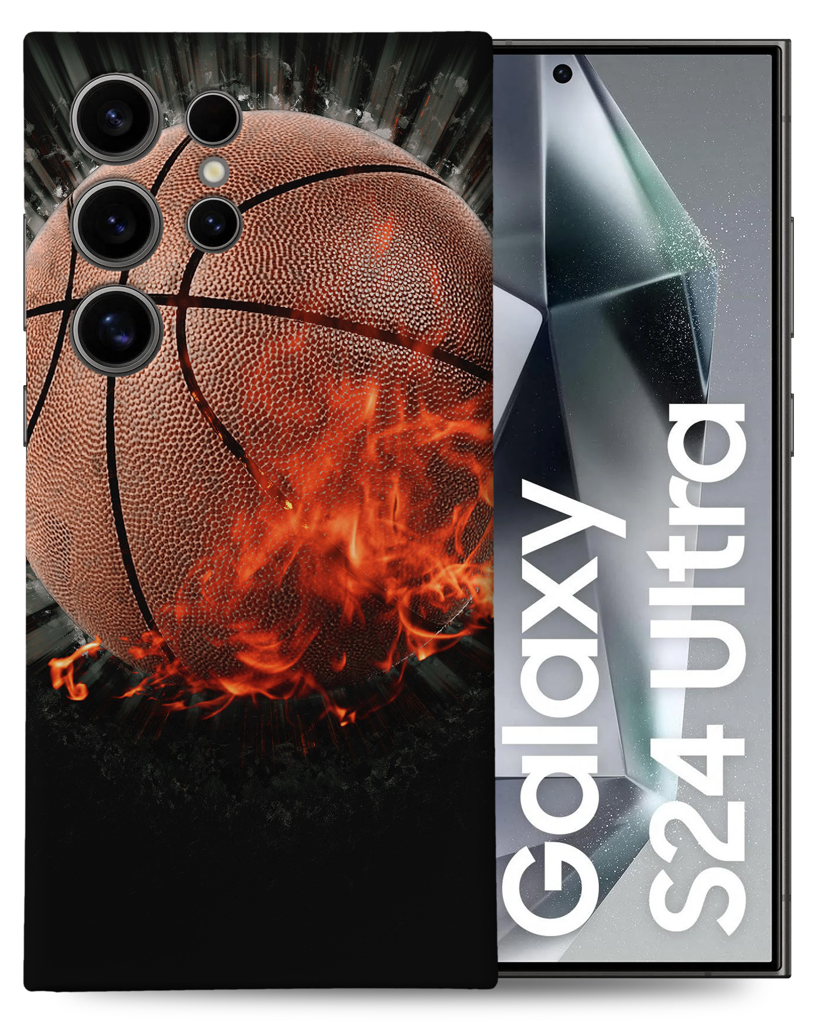 CASE COVER FOR SAMSUNG GALAXY|BASKETBALL ON FIRE - Picture 2 of 25