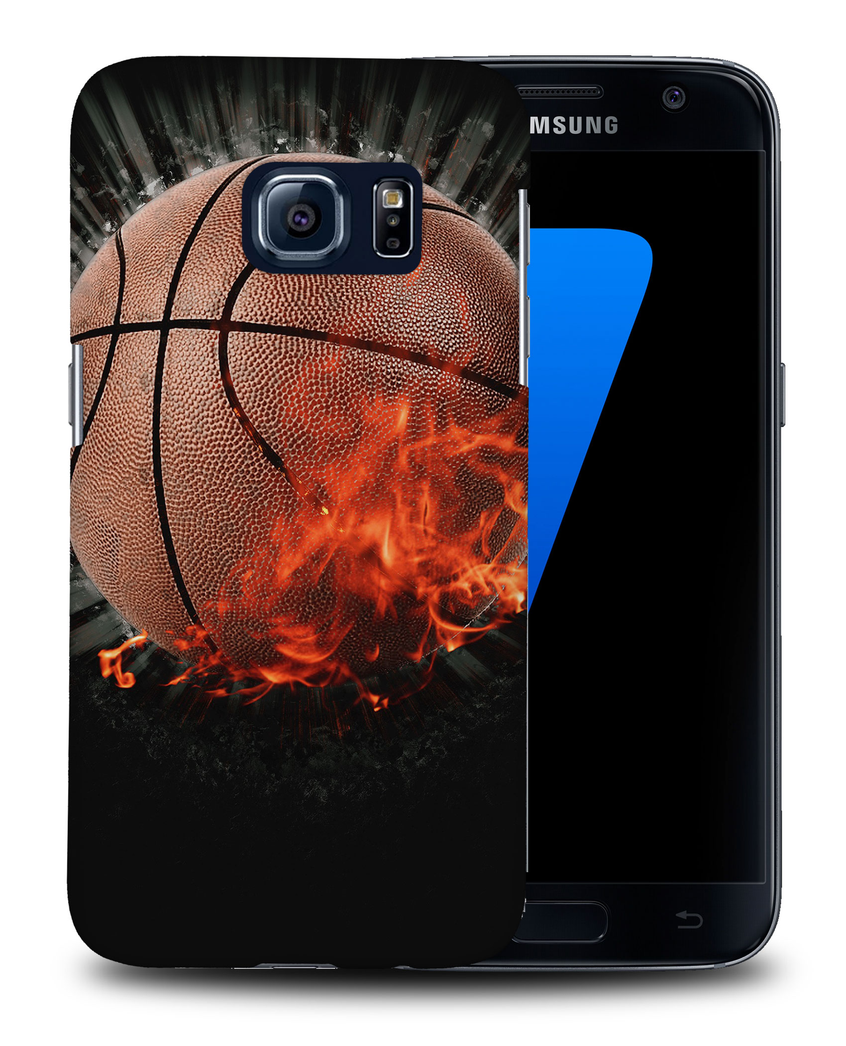 CASE COVER FOR SAMSUNG GALAXY|BASKETBALL ON FIRE - Picture 25 of 25