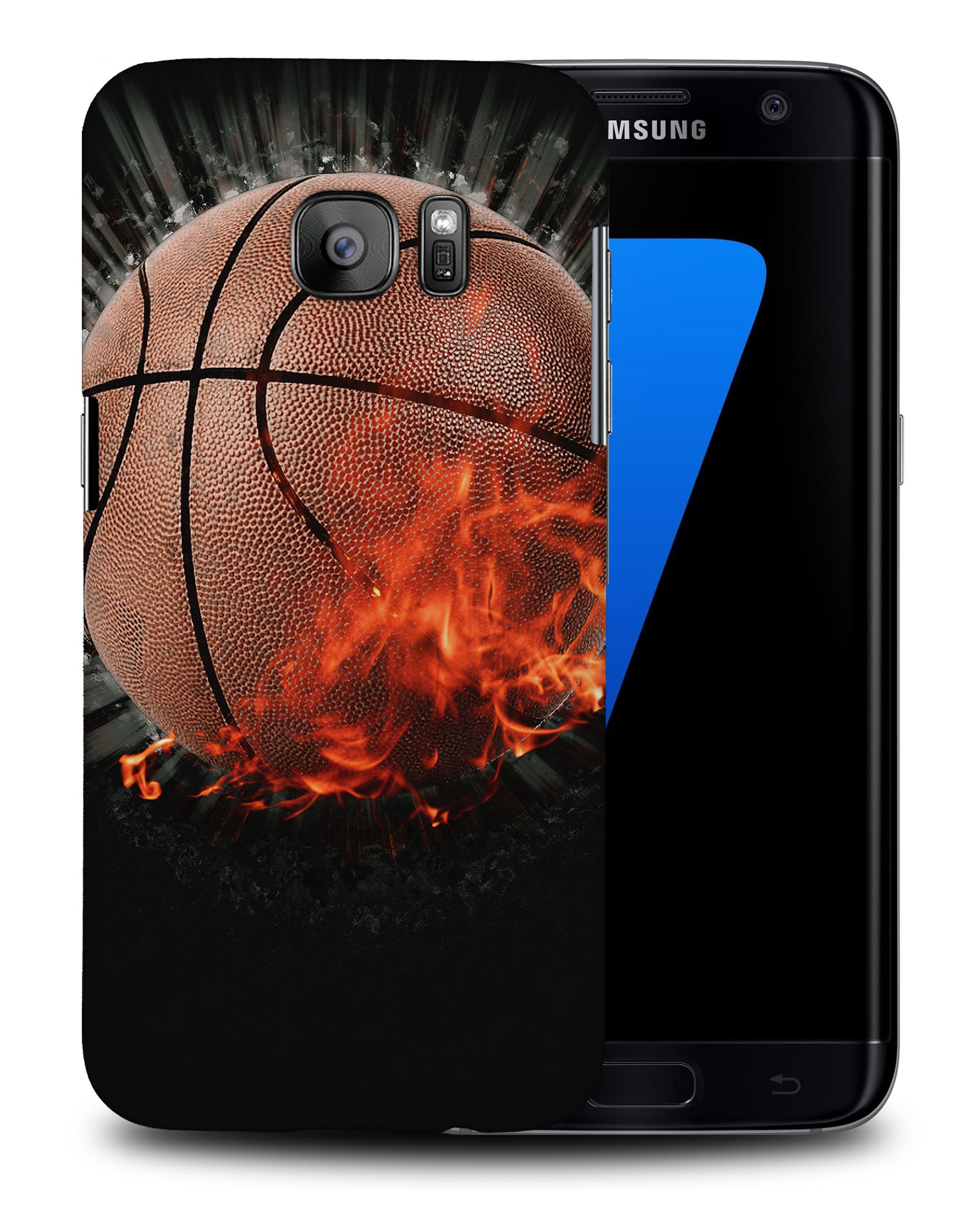 CASE COVER FOR SAMSUNG GALAXY|BASKETBALL ON FIRE - Picture 24 of 25