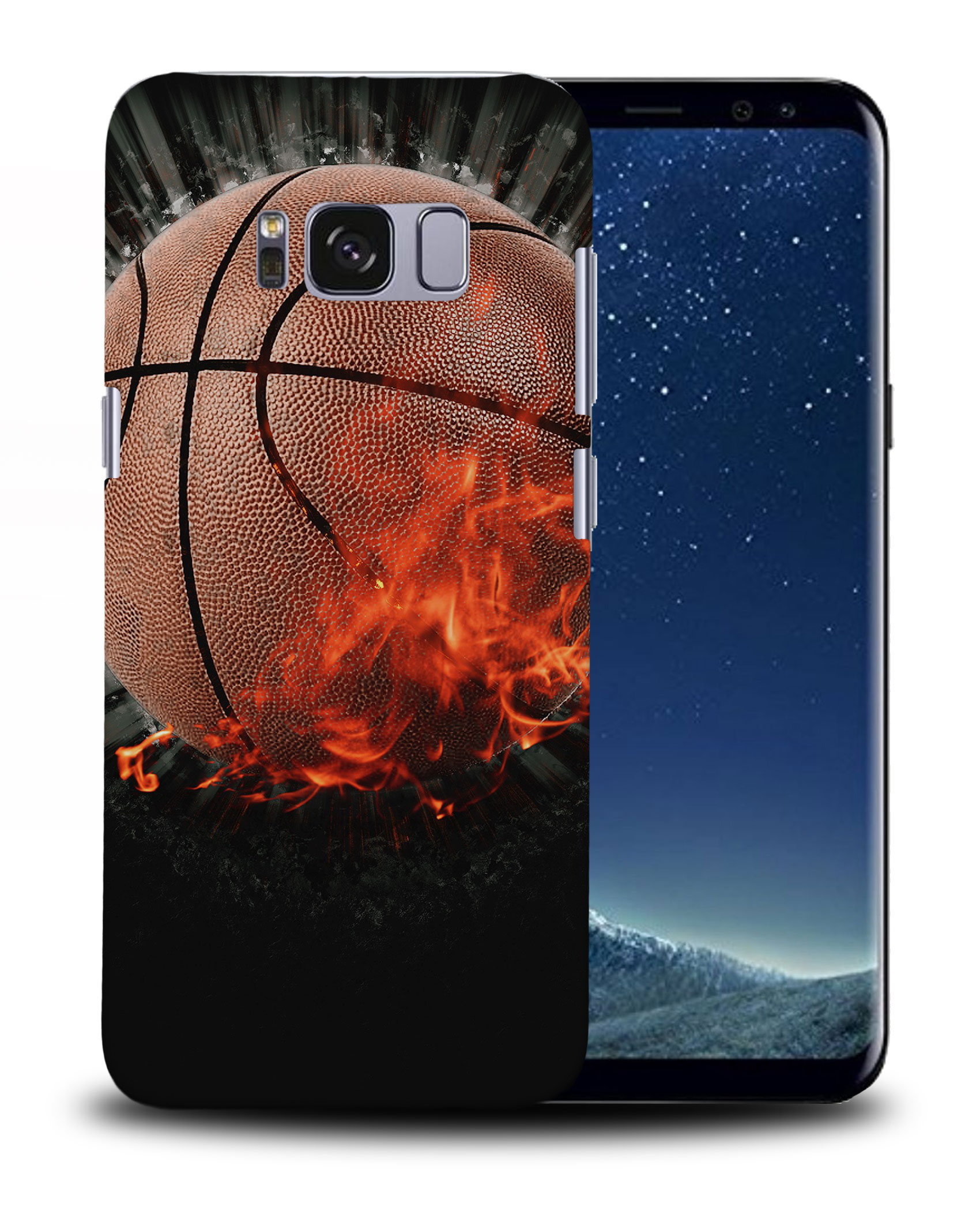 CASE COVER FOR SAMSUNG GALAXY|BASKETBALL ON FIRE - Picture 23 of 25