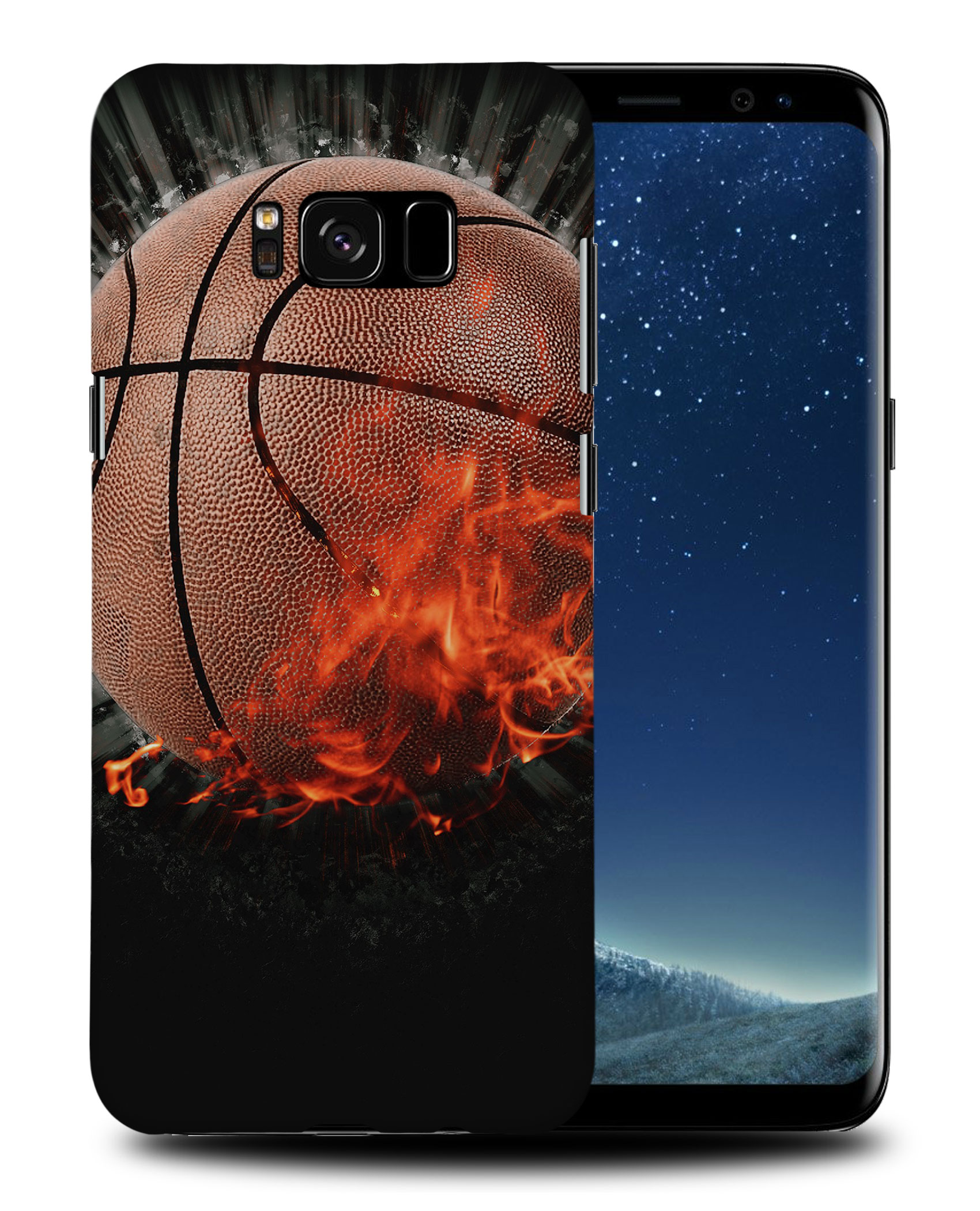 CASE COVER FOR SAMSUNG GALAXY|BASKETBALL ON FIRE - Picture 22 of 25