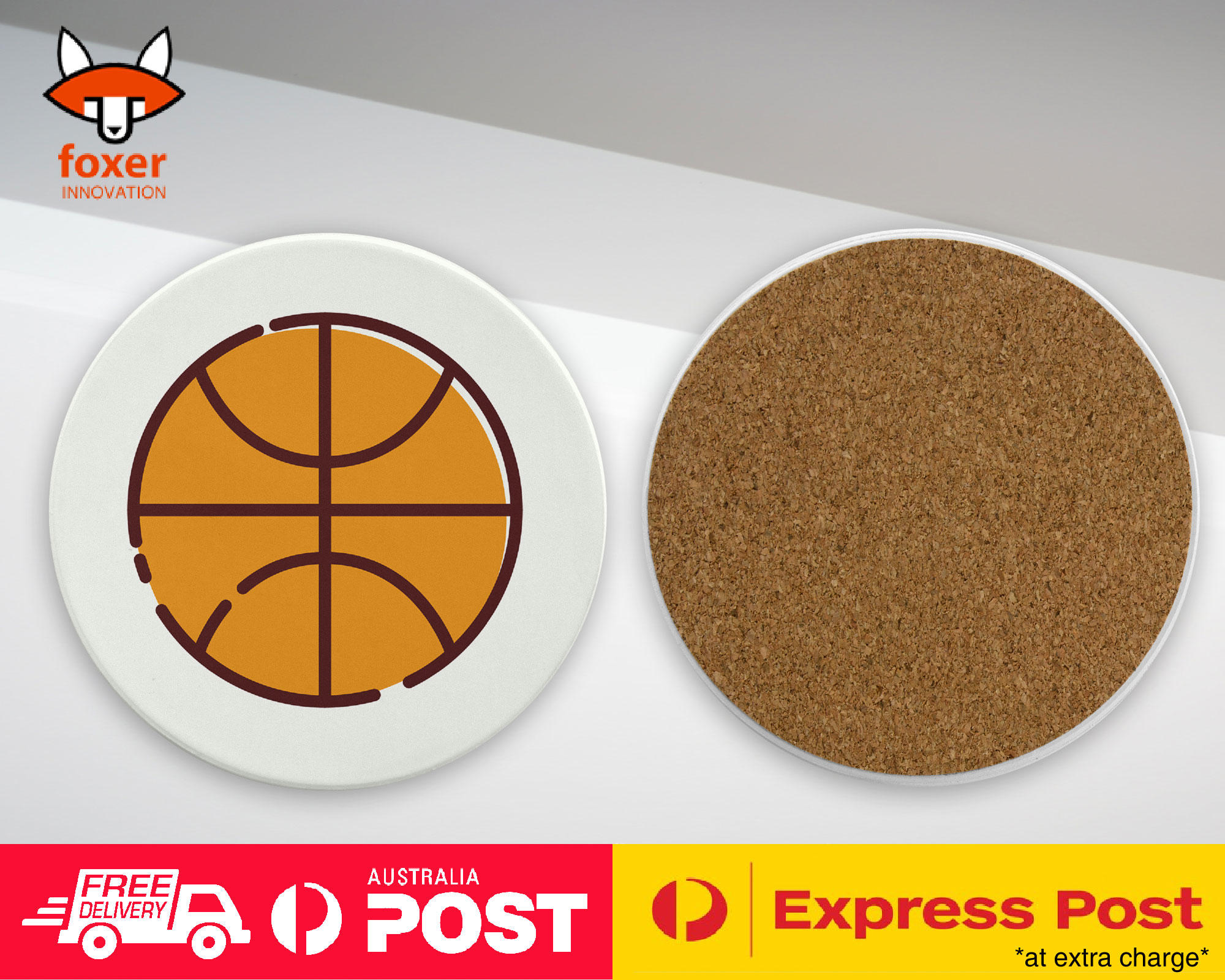 COASTER COFFEE DRINKING MAT|BASKETBALL 2