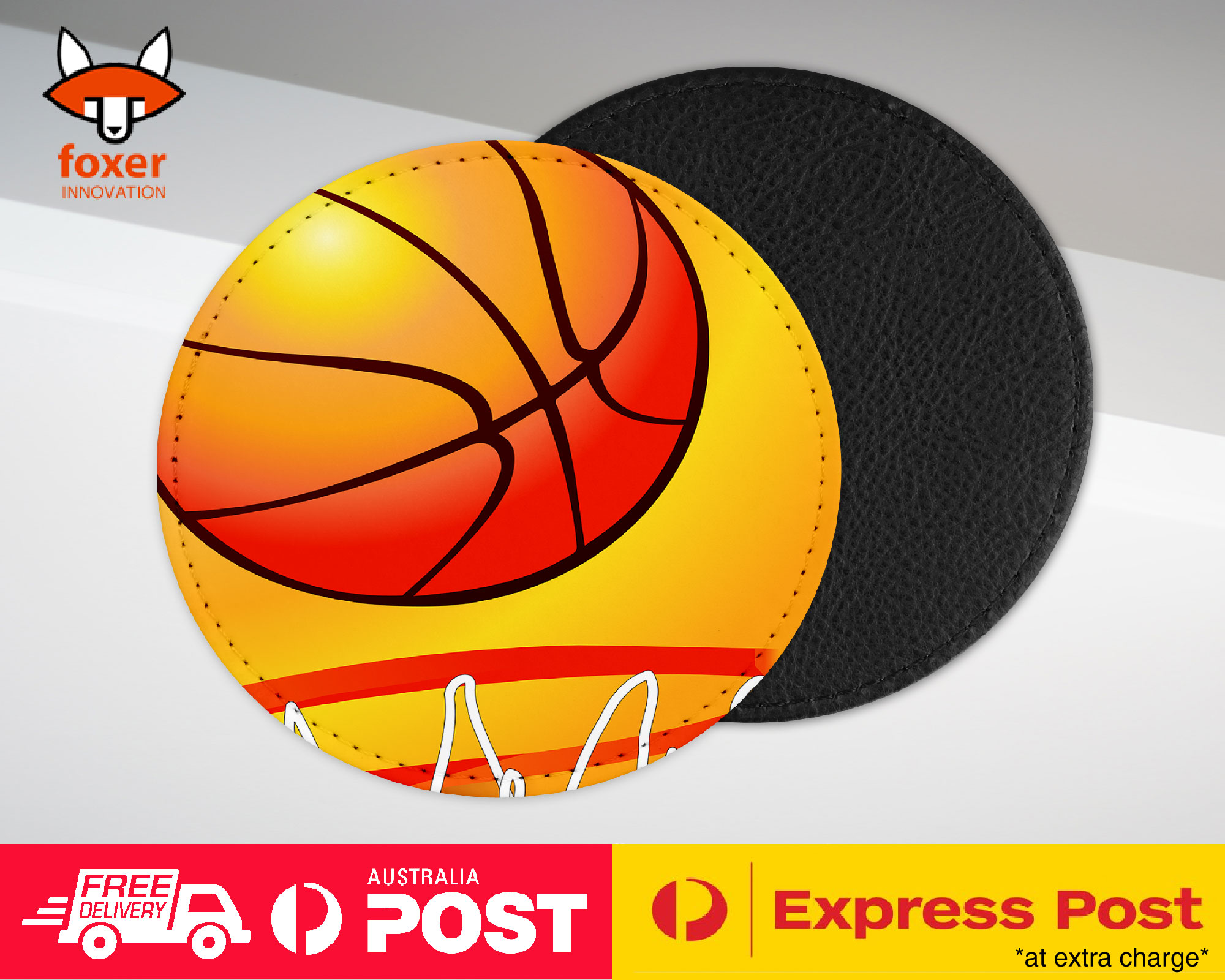 COASTER COFFEE DRINKING MAT|BASKETBALL & BASKETBALL RING 2