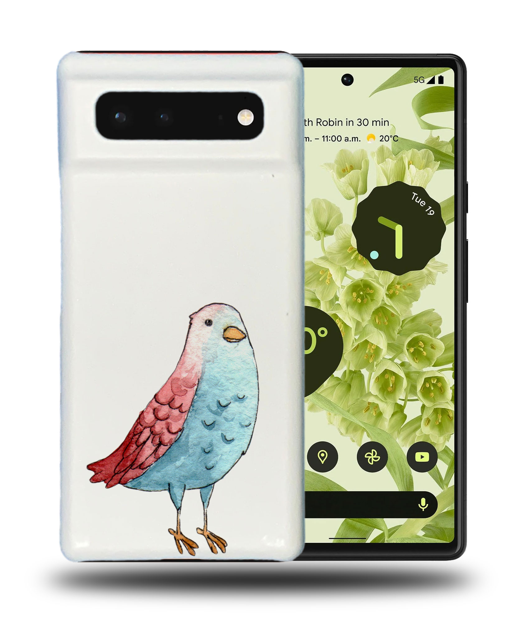 CASE COVER FOR GOOGLE PIXEL|WATERCOLOR BIRD - 第 3/11 張圖片