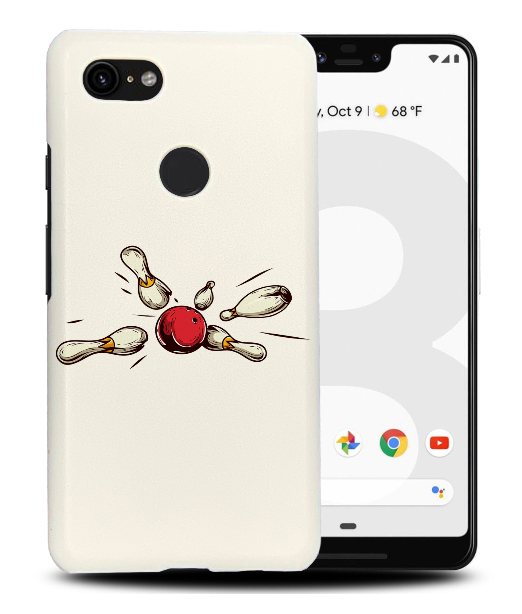 CASE COVER FOR GOOGLE PIXEL|BOWLING PINS STRIKE - Picture 6 of 11