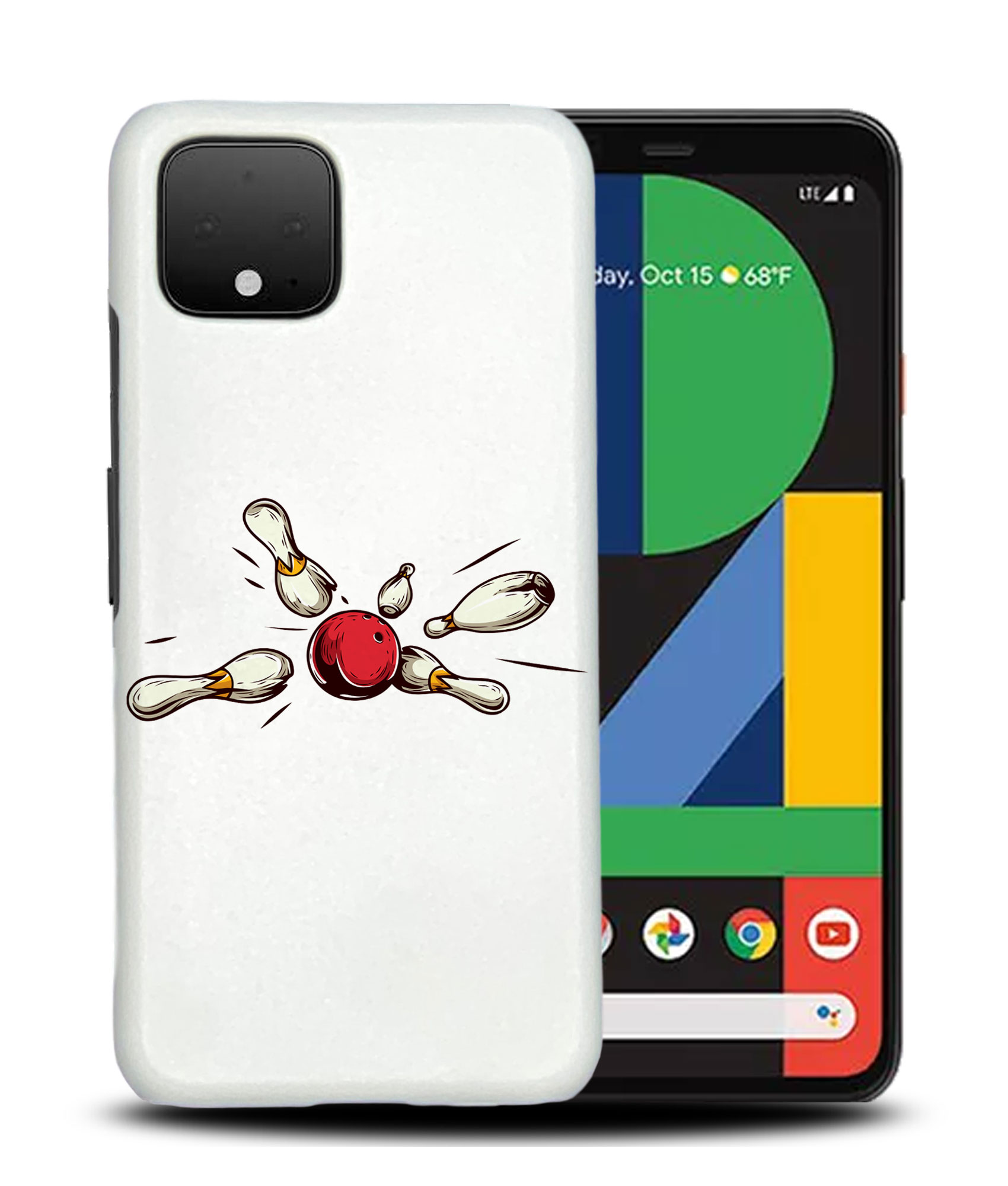 CASE COVER FOR GOOGLE PIXEL|BOWLING PINS STRIKE - Picture 5 of 11
