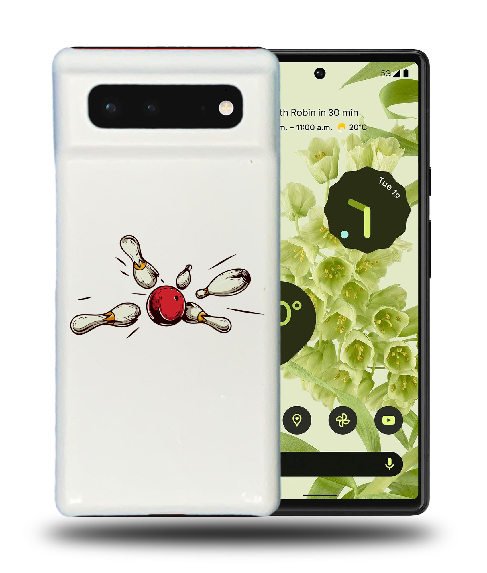 CASE COVER FOR GOOGLE PIXEL|BOWLING PINS STRIKE - Picture 3 of 11