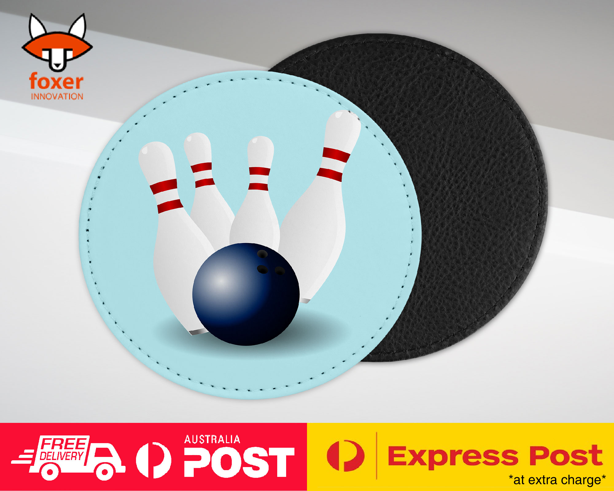 COASTER COFFEE DRINKING MAT|BOWLING 1