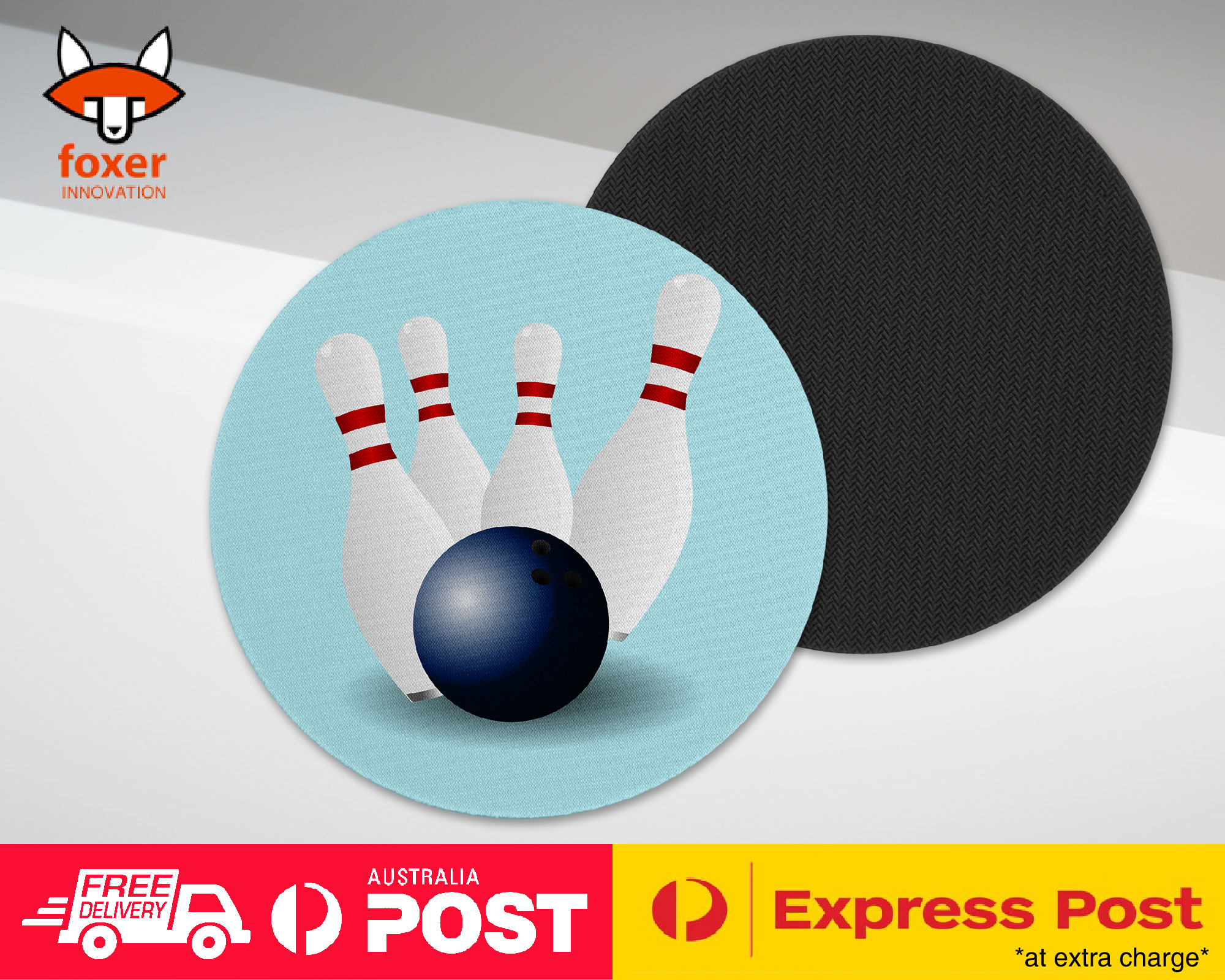 COASTER COFFEE DRINKING MAT|BOWLING 1