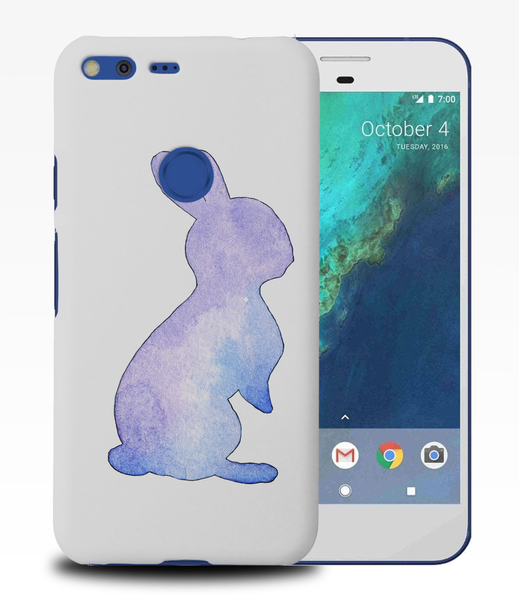 FUNDA FUNDA PARA GOOGLE PIXEL|ACUARELA CONEJO - Imagen 10 de 11