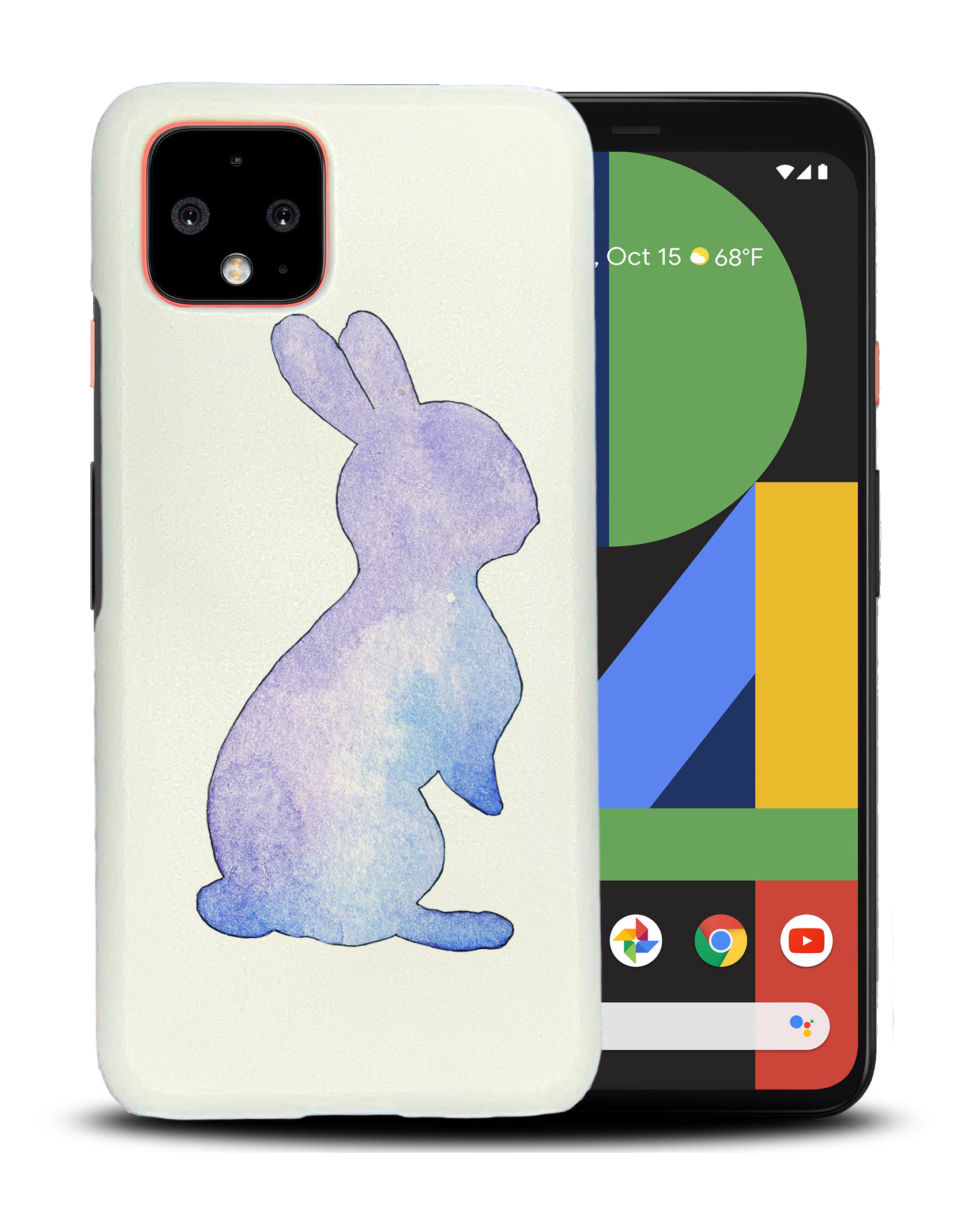 FUNDA FUNDA PARA GOOGLE PIXEL|ACUARELA CONEJO - Imagen 4 de 11