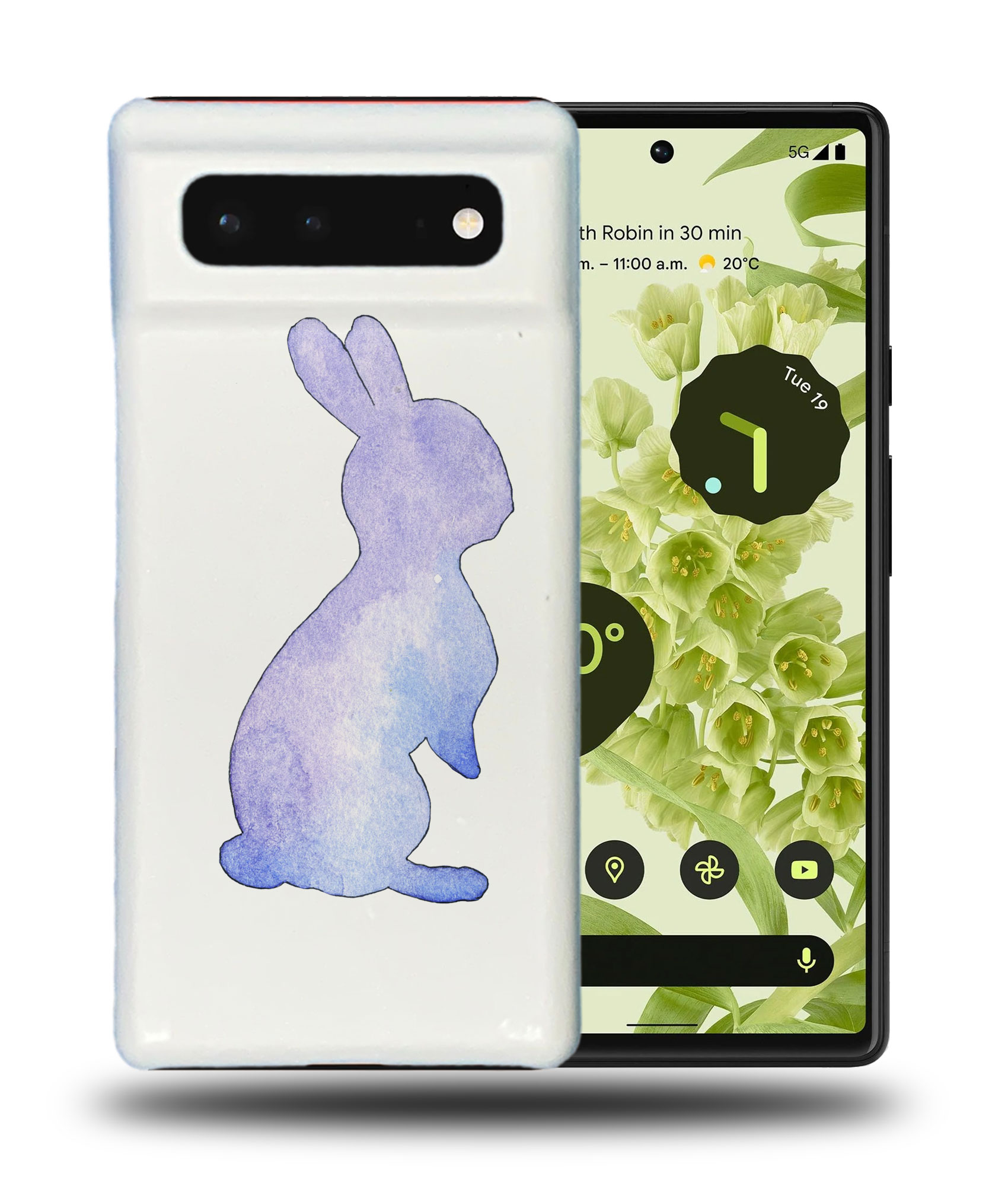 FUNDA FUNDA PARA GOOGLE PIXEL|ACUARELA CONEJO - Imagen 3 de 11